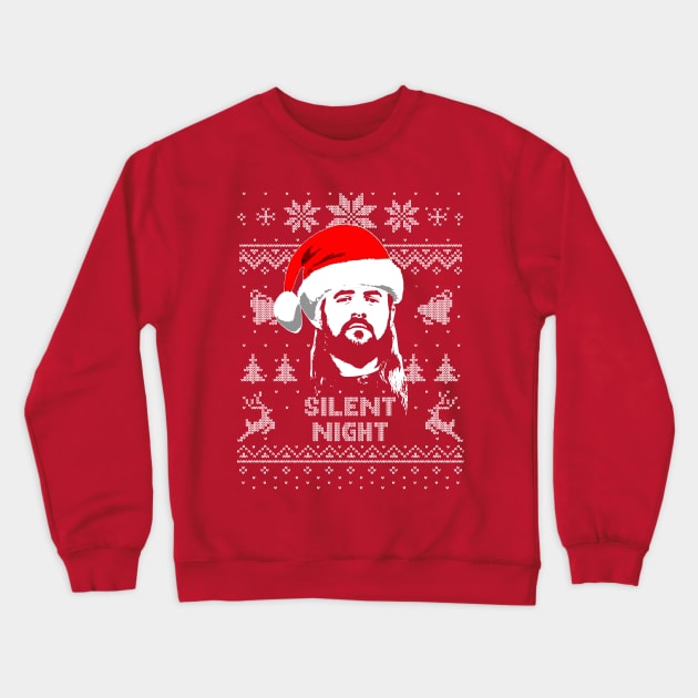 Jay And Silent Bob Merry Silent Night Crewneck Sweatshirt by Nerd_art